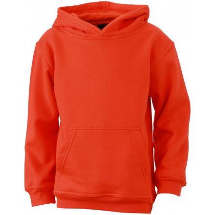 James&Nicholson J&N Hooded Sweat Junior gyermek pulóver JN047K grenadine L