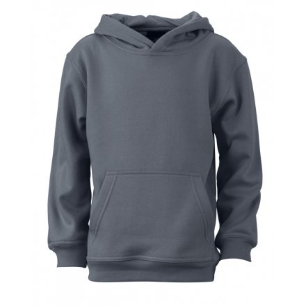 James&Nicholson J&N Hooded Sweat Junior gyermek pulóver JN047K graphite L