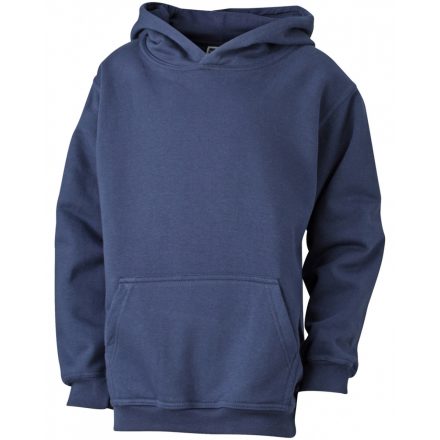 James&Nicholson J&N Hooded Sweat Junior gyermek pulóver JN047K navy L