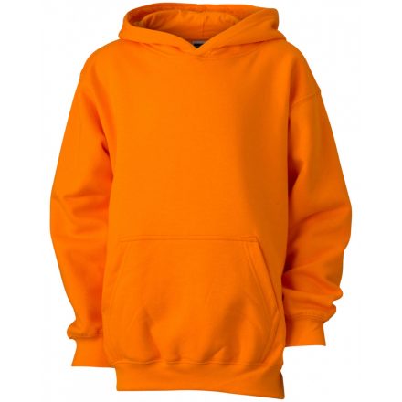 James&Nicholson J&N Hooded Sweat Junior gyermek pulóver JN047K orange M