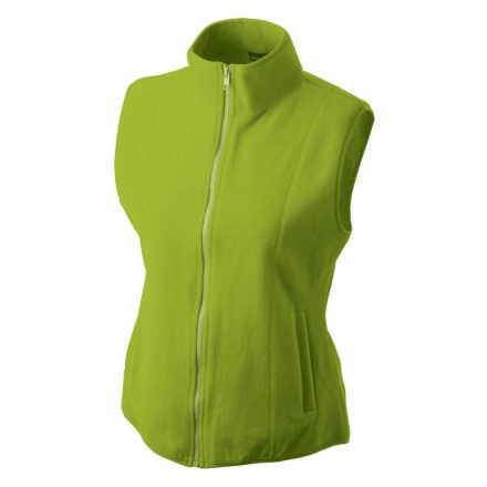 James&Nicholson J&N Girly mikropolár mellény JN048 lime-green XXL