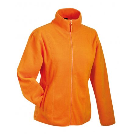 James&Nicholson J&N Girly mikropolár pulóver JN049 orange XXL