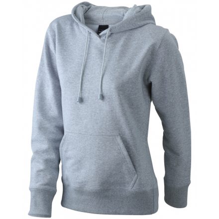 James&Nicholson J&N Ladies' Hooded Sweat JN051 grey-heather L