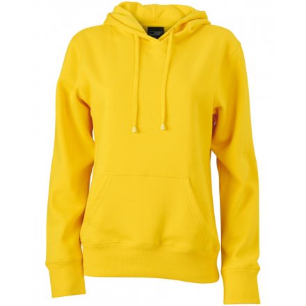 James&Nicholson J&N Ladies' Hooded Sweat JN051 sun-yellow M