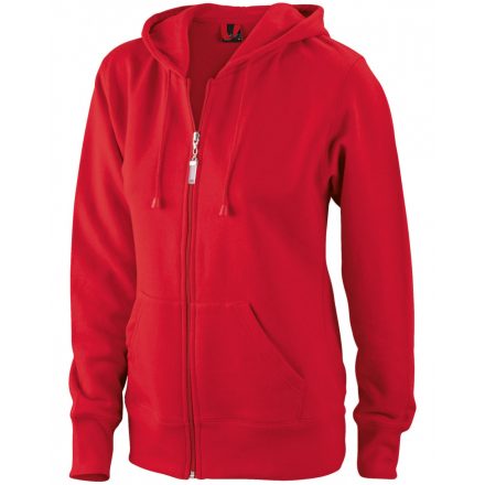 James&Nicholson J&N Ladies' Hooded Jacket JN053 red L