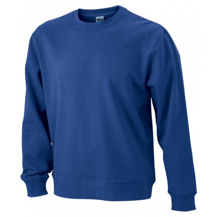 James&Nicholson Basic Sweat pamut pulóver JN057 royal 3XL