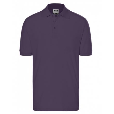 James&Nicholson Classic galléros póló JN070 aubergine   padlizsán 3XL