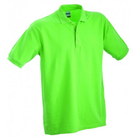 James&Nicholson Classic Junior gyermek galléros póló JN070K lime green L