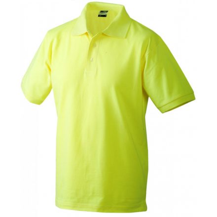 James&Nicholson Classic Junior gyermek galléros póló JN070K light yellow XL