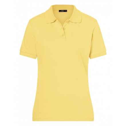 James&Nicholson Classic női galléros póló JN071 light yellow L