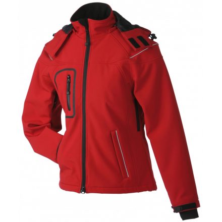 James&Nicholson Ladies' Winter Softshell dzseki JN1001 red M