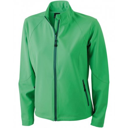 James&Nicholson J&N női softshell dzseki JN1021 green L