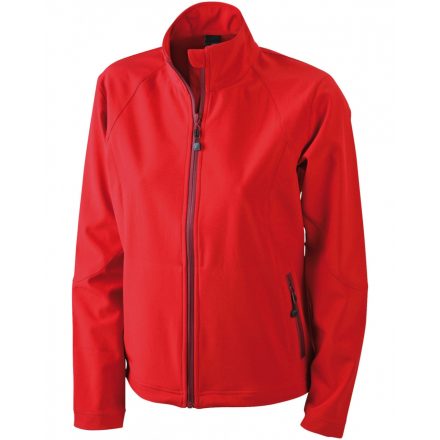 James&Nicholson J&N női softshell dzseki JN1021 red L