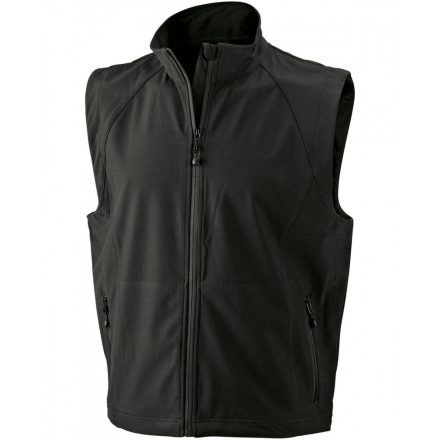 James&Nicholson J&N Men's  Softshell Vest JN1022 black 3XL