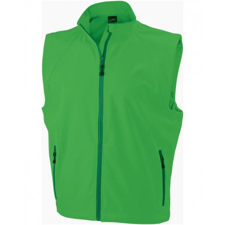 James&Nicholson J&N Men's  Softshell Vest JN1022 green 3XL