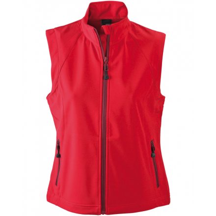 James&Nicholson J&N Ladies' Softshell Vest JN1023 red L