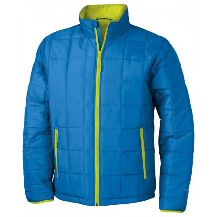 James&Nicholson J&N Men's Padded Light Weight dzseki JN1035 aqua/lime-green   vízkék/lime zöld 3XL