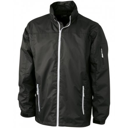 James&Nicholson J&N Ladies' Windbreaker széldzseki JN1040 black/silver L