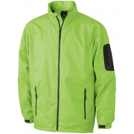 James&Nicholson J&N Ladies' Windbreaker széldzseki JN1040 lime-green/carbon L