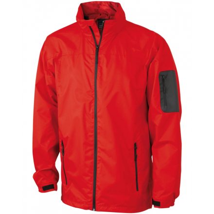 James&Nicholson J&N Ladies' Windbreaker széldzseki JN1040 red/black L