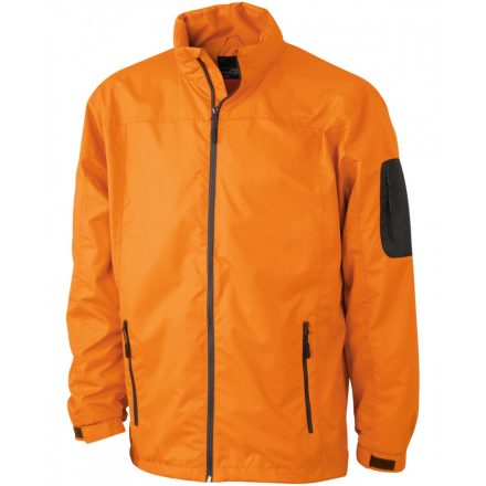 James&Nicholson J&N Men's Windbreaker széldzseki JN1041 orange/carbon 3XL