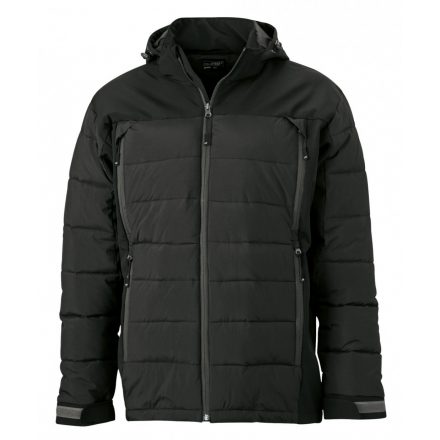 James&Nicholson J&N Men's Outdoor Hybrid Jacket JN1050 black L