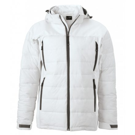 James&Nicholson J&N Men's Outdoor Hybrid Jacket JN1050 white L