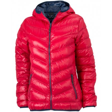 James&Nicholson J&N Ladies' Down tolldzseki JN1059 red/navy L