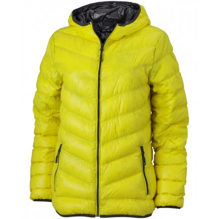 James&Nicholson J&N Ladies' Down tolldzseki JN1059 yellow/carbon L