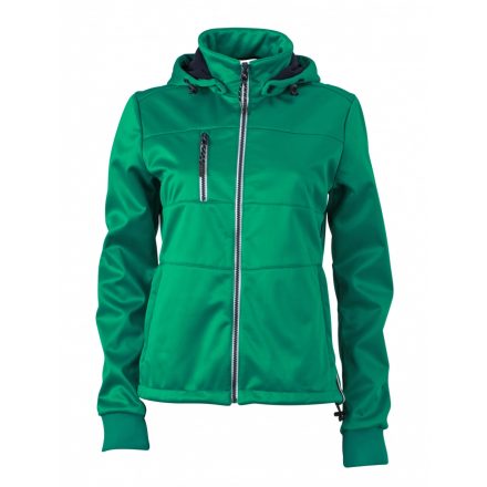 James&Nicholson J&N Maritime női softshell dzseki JN1077 irish-green/navy/white L