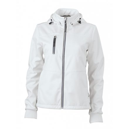 James&Nicholson J&N Maritime női softshell dzseki JN1077 white/white/navy L