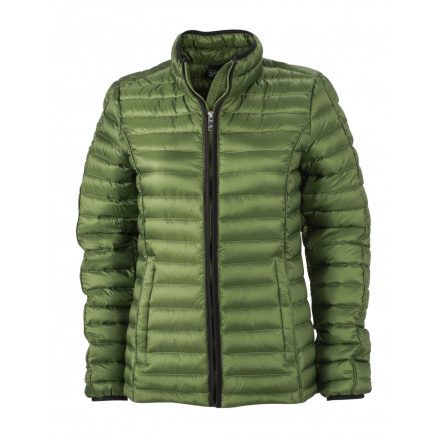 James&Nicholson J&N Ladies' Quilted Down dzseki JN1081 jungle-green/black L