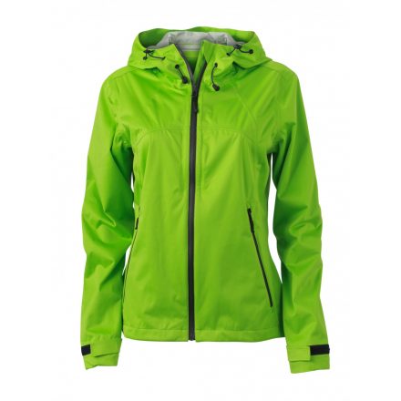 James&Nicholson J&N Ladies' Outdoor Jacket JN1097 spring-green/iron-grey L