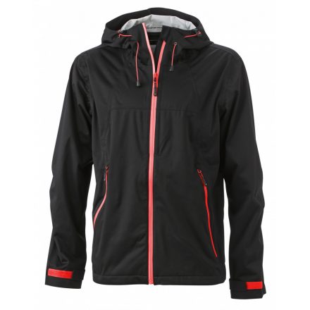 James&Nicholson J&N Men's Outdoor Jacket JN1098 black/red L