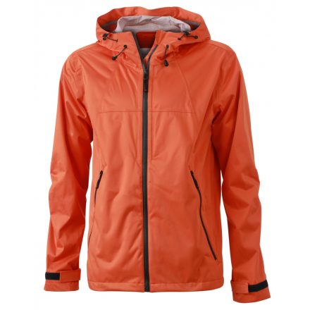 James&Nicholson J&N Men's Outdoor Jacket JN1098 dark-orange/iron-grey L