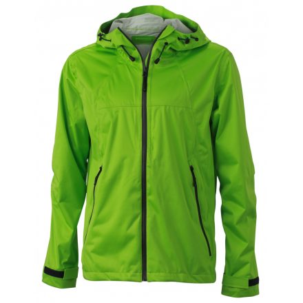 James&Nicholson J&N Men's Outdoor Jacket JN1098 spring-green/iron-grey L