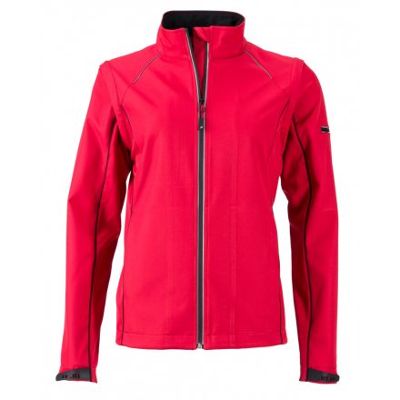 James&Nicholson J&N Zip-Off női softshell dzseki JN1121 red/black L