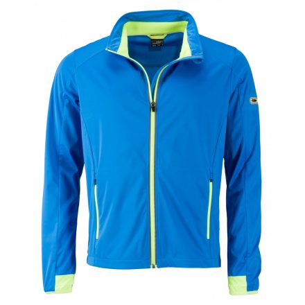 James&Nicholson J&N Sports Softshell dzseki JN1126 bright-blue/bright-yellow 3XL