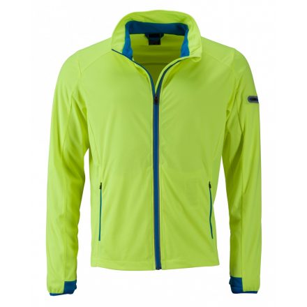 James&Nicholson J&N Sports Softshell dzseki JN1126 bright-yellow/bright-blue 3XL