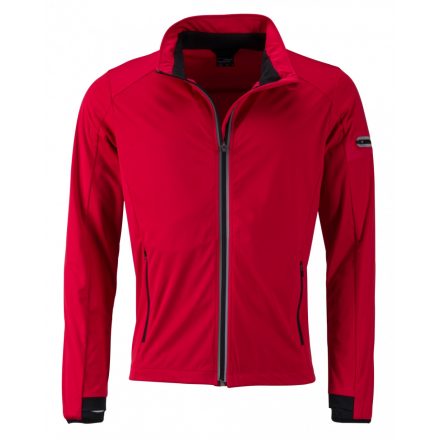 James&Nicholson J&N Sports Softshell dzseki JN1126 light-red/black L