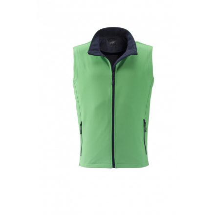 James&Nicholson J&N Promo softshell mellény JN1128 green/navy L