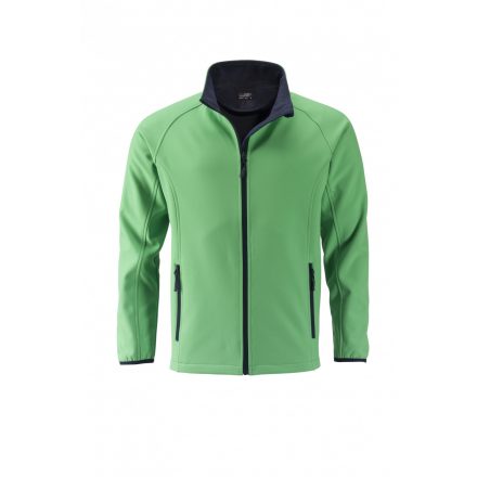 James&Nicholson J&N Promo női softshell dzseki JN1129 green/navy L