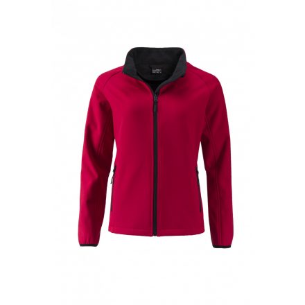 James&Nicholson J&N Promo női softshell dzseki JN1129 red/black L