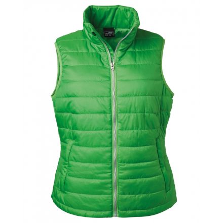 James&Nicholson J&N Ladies' Padded mellény JN1135 green L