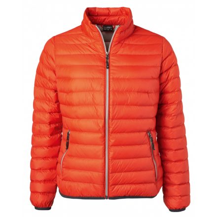 James&Nicholson J&N Ladies' Down dzseki JN1139 burnt-orange/silver L