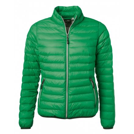 James&Nicholson J&N Ladies' Down dzseki JN1139 fern-green/silver L