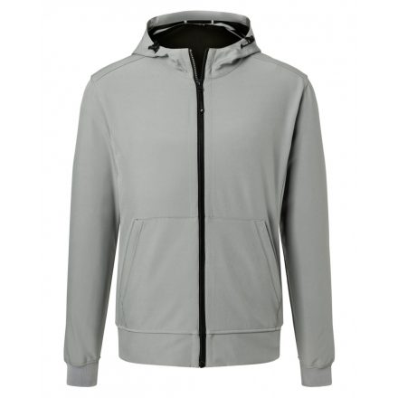 James&Nicholson Softshell dzseki kapucnival JN1146 light-grey/black 3XL