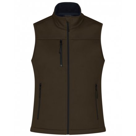 James&Nicholson Női softshell mellény JN1169 brown L