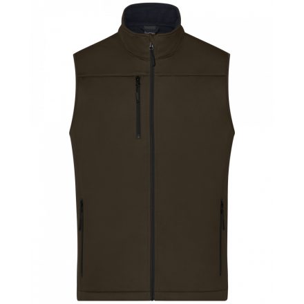 James&Nicholson Softshell mellény JN1170 brown L