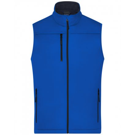 James&Nicholson Softshell mellény JN1170 nautic-blue 3XL